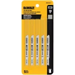 DEWALT 3 in. 18 TPI Bi-Metal Metal Cutting Jig Saw Blades, U-Shank (5-Pack) thumbnail 2