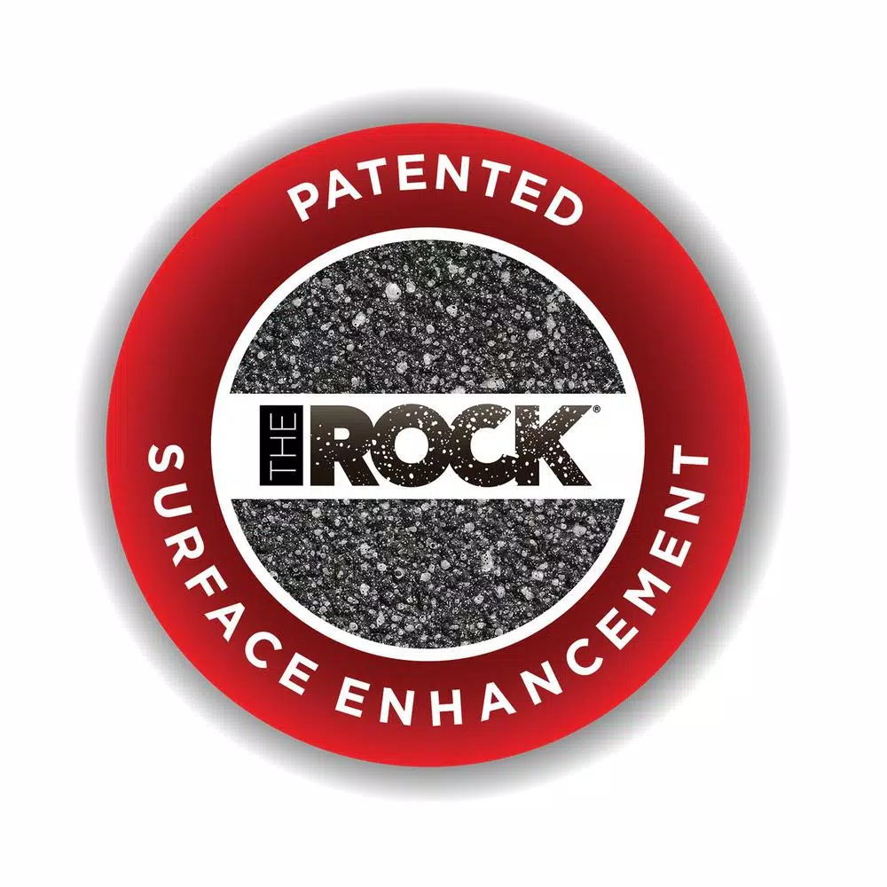 Starfrit The Rock 3 Qt. Aluminum Nonstick Sauce Pot with Glass Lid, Black Speckle