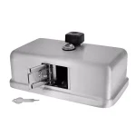 Alpine Industries Alpine 424-SSB 1200ml Stainless Steel Horizontal Manual Liquid Soap Dispenser thumbnail 4