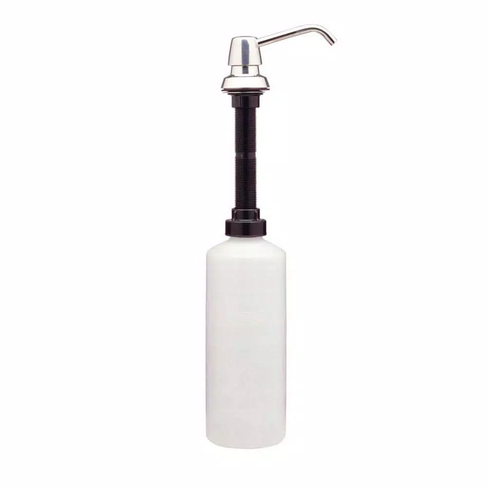 Bobrick Manual Liquid Soap Dispenser - Stainless Steel Finish Countertop Mount