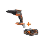 RIDGID 18V Cordless Brushless Drywall Screwdriver Kit with Collated Attachment and 1.5 Ah Battery thumbnail 1