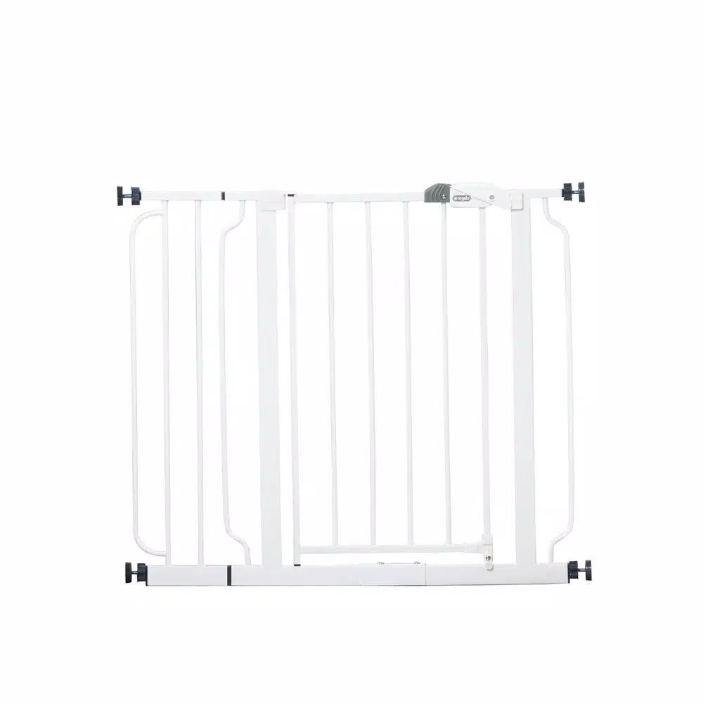 Regalo Easy Step 30" Metal Walk-Through Baby Gate, Pressure or Wall Mount