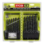RYOBI 37-Piece Black Oxide Index Drill Bit Set with Bonus 8-Piece Impact Rated Driving Kit thumbnail 4