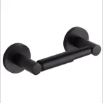 Nameeks General Hotel Contemporary Toilet Paper Holder - Black Zinc Alloy thumbnail 1