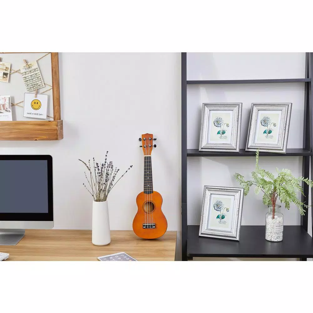 KG kieragrace KG Jean Distressed Metal Effect Wood Photo Frame Set of 3, Holds 4x6 Photos