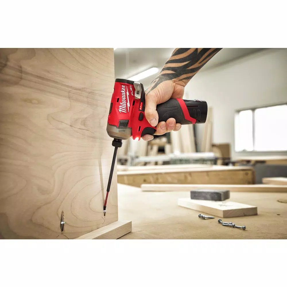 Milwaukee M12 FUEL 4-in-1 Installation Drill Driver & SURGE Impact Driver Combo Kit