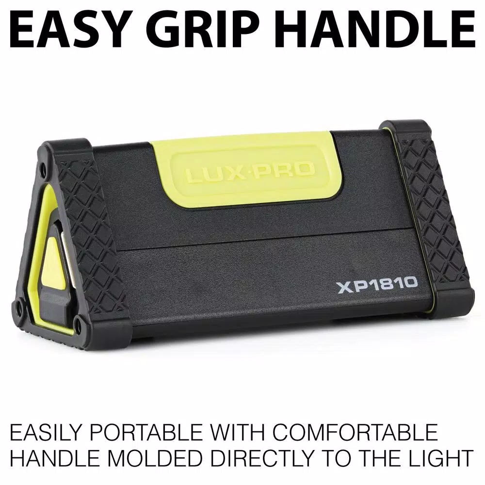 LUXPRO XP1810 Pro Series 575 Lumens LED Directional Pivoting Work Light, Cordless Battery Powered