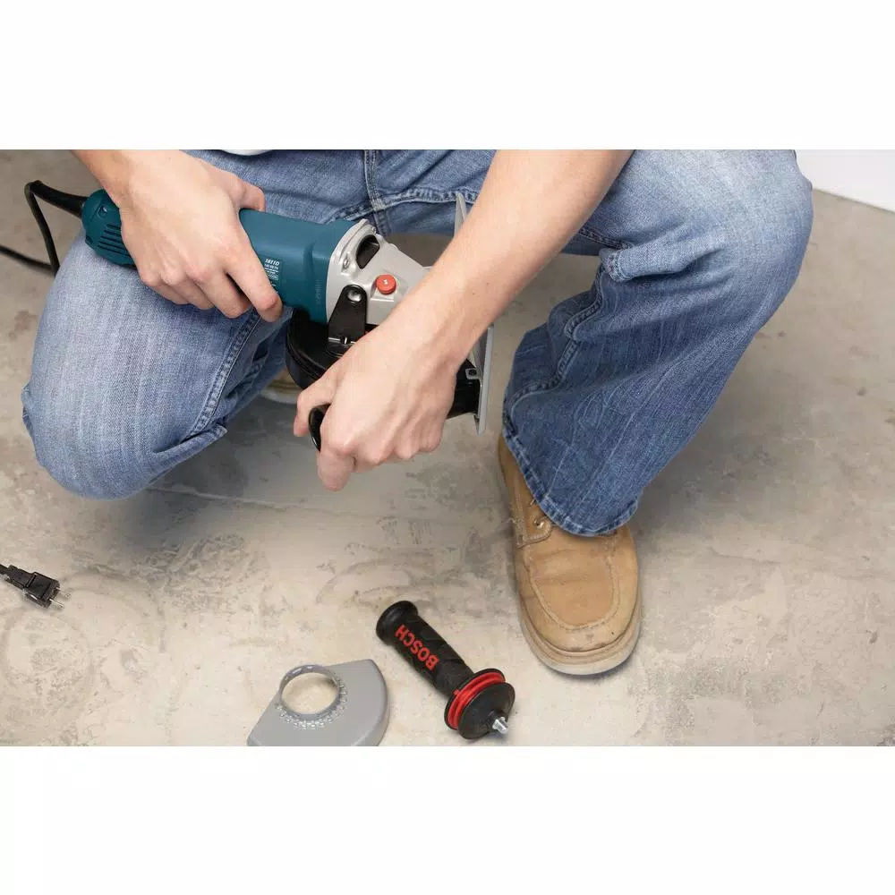 Bosch GWS13-50VSP-DG 13 Amp 5 in. Variable Speed Corded Angle Grinder with Dust Guard