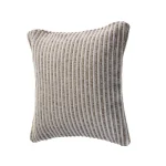 LR Home Beige and Cream Striped 22 in. x 22 in. 100% Cotton Throw Pillow thumbnail 3