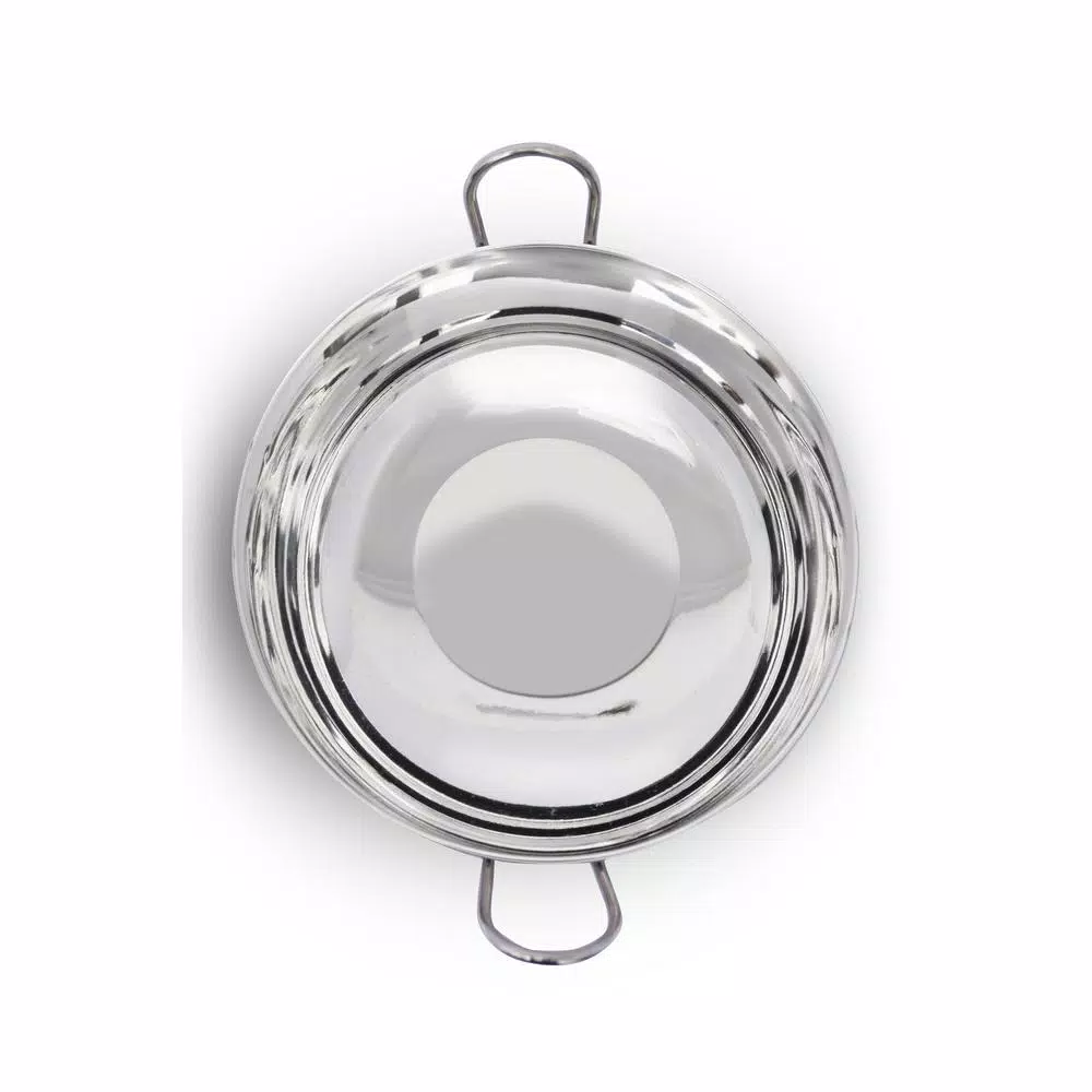 Unbranded 1.25 Qt. Stainless Steel Balti Pan, 7 in. Diameter