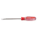 Husky 1/4 in. x 6 in. Slotted Screwdriver with Square Shaft and Acetate Handle thumbnail 1