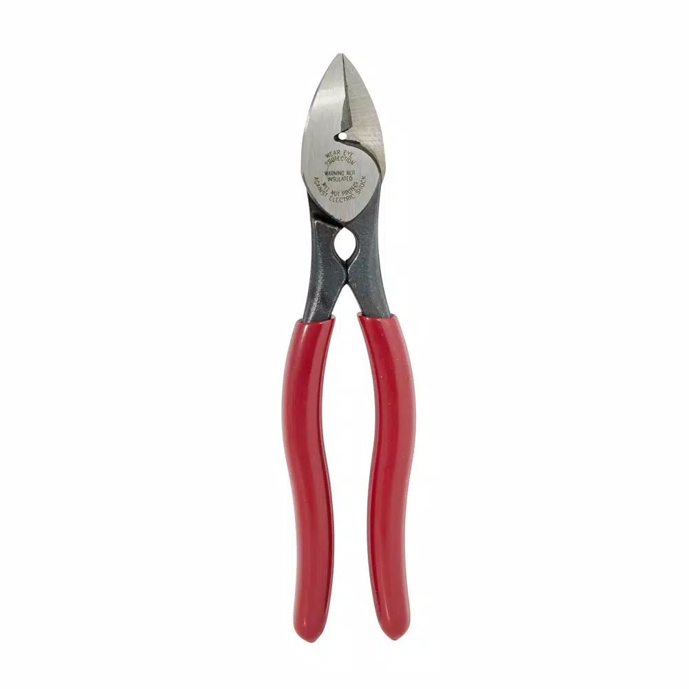 Klein Tools 7-5/8 in. All-Purpose Shears and BX Cable Cutter with Wire Stripping Notch