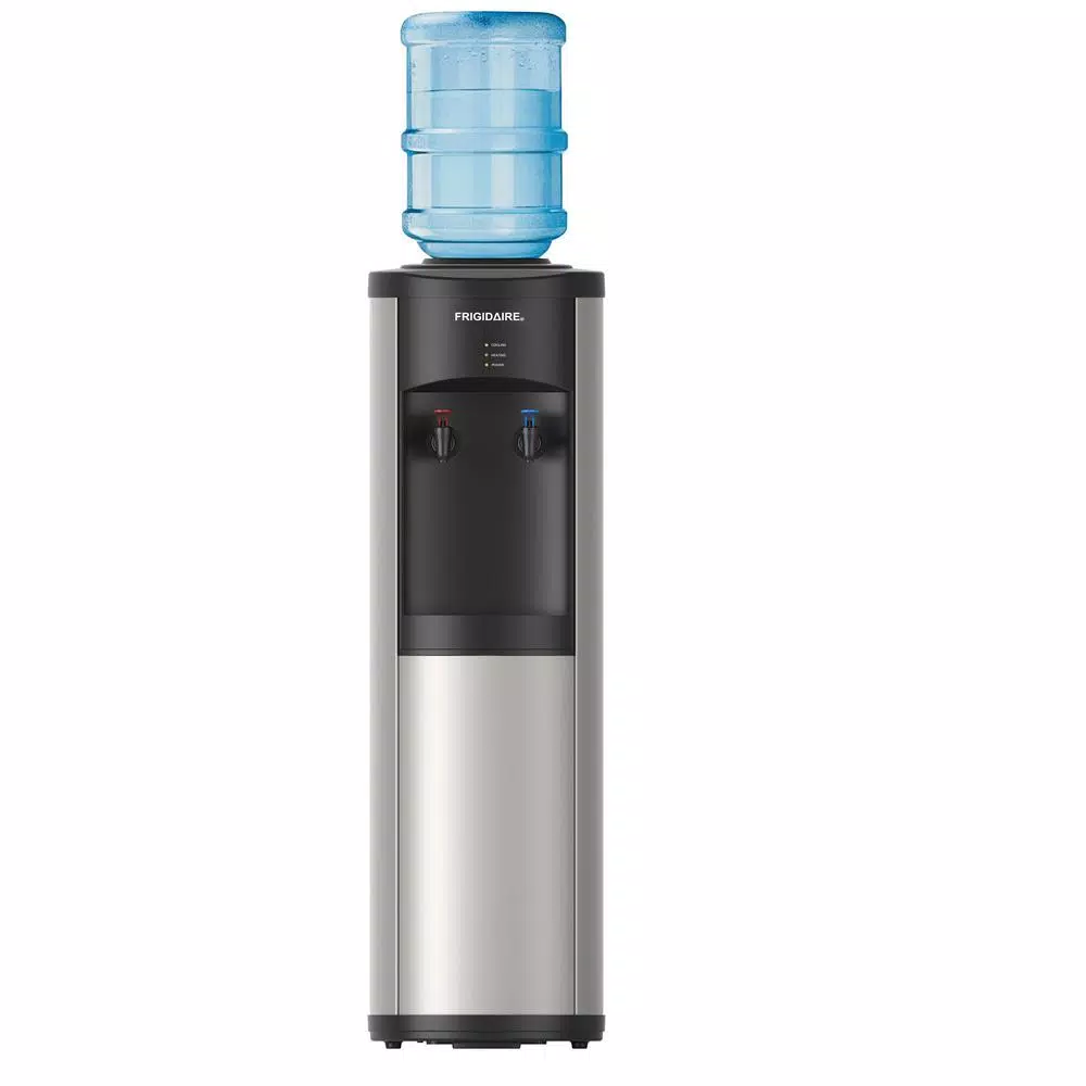 Frigidaire Stainless Steel Top Loading Water Cooler Dispenser - Hot and Cold