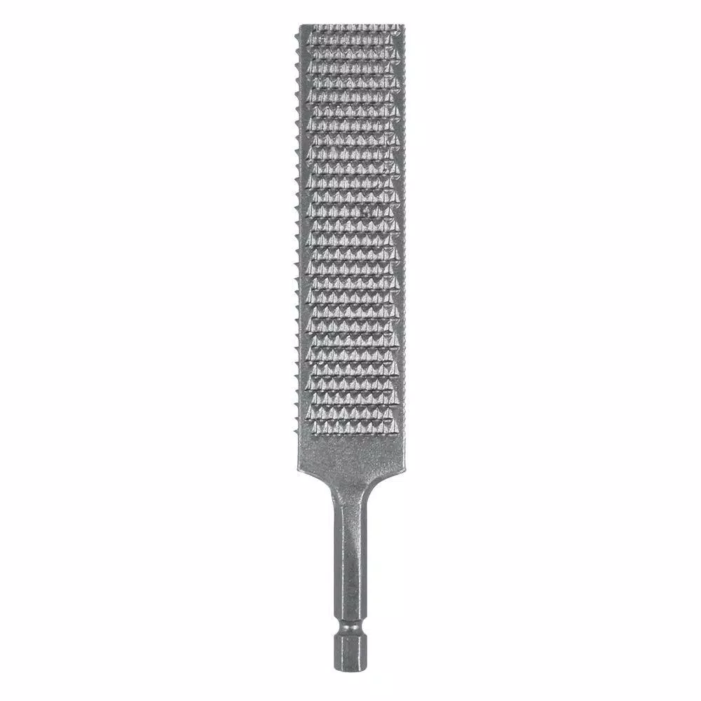 ReciproTool Flat Wood Rasp File for Reciprocating Saws, 4-Sided Coarse and Fine, Carbon Steel