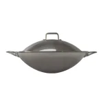 SPT 16.5 in. Stainless Steel Tri-Ply Wok with Lid, Induction Ready thumbnail 1