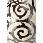 IMAX Benigna Beige Tall Oversized Floor Vase - Handcrafted Ceramic Amphora Decor thumbnail 5