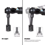 Capri Tools 3/8 in. Drive Wobble Impact Extension Bar Set, 3-Piece thumbnail 2