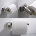 KRAUS Ventus Brushed Nickel Toilet Paper Holder - Solid Brass thumbnail 3