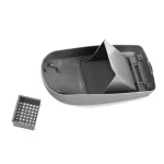 Alpine Industries 19 qt. Gray Step-On Waste Basket & Sanitary Napkin Receptacle thumbnail 6