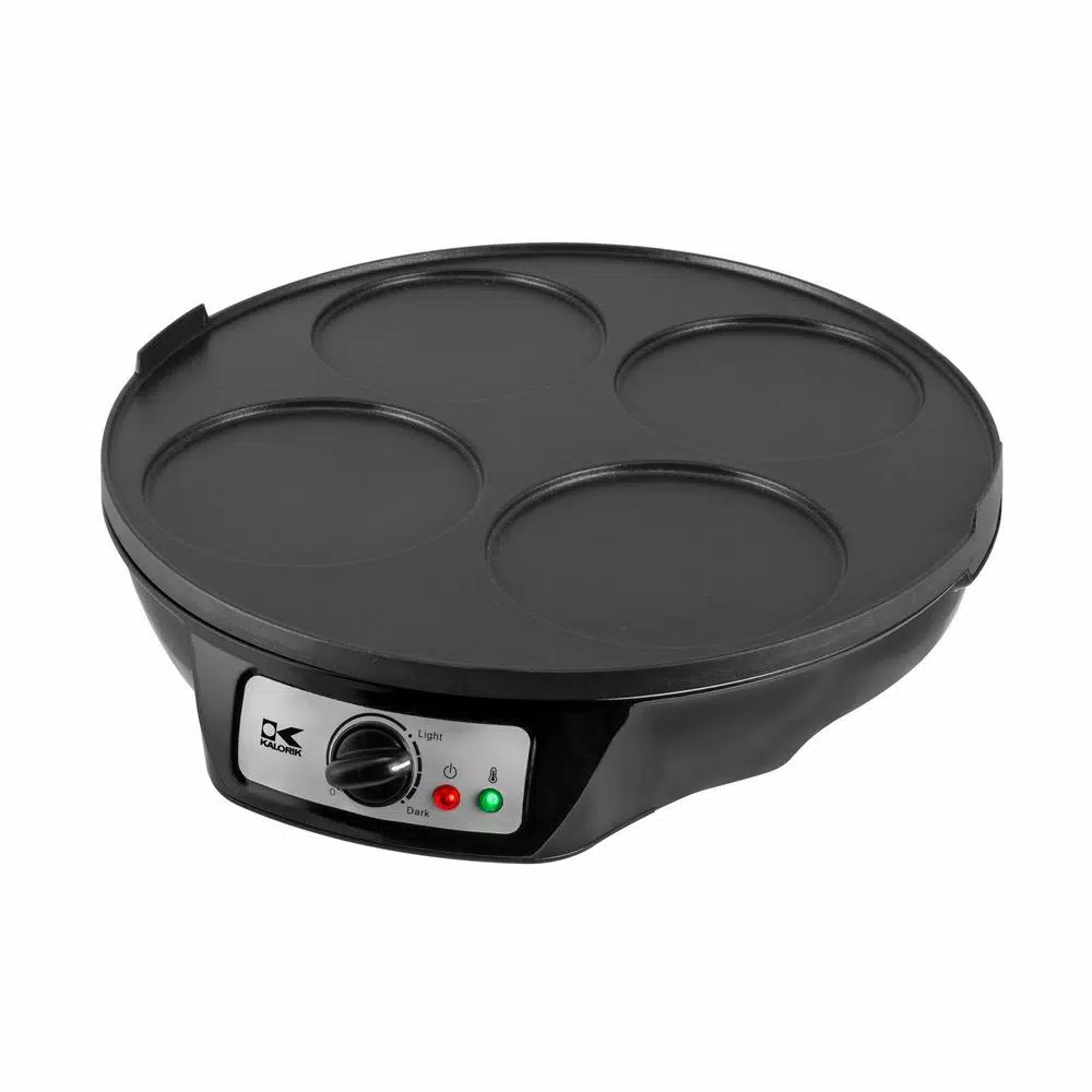 KALORIK 12-Inch Reversible Pancake and Crepe Maker, Non-Stick Countertop Grill