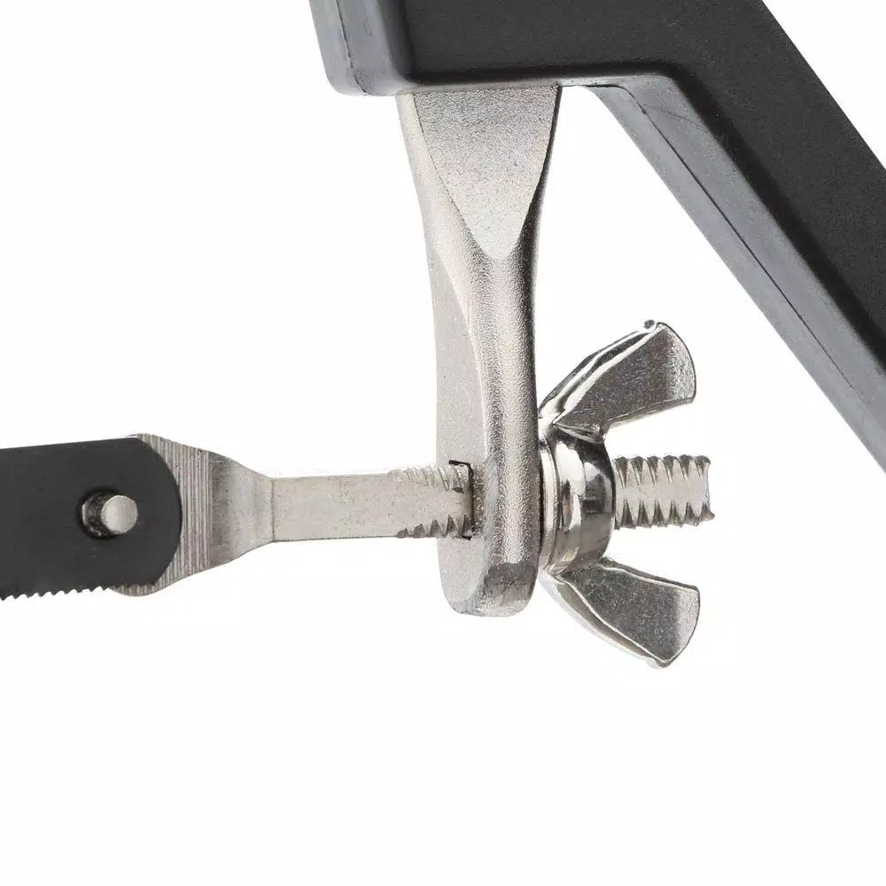 Husky 10 in. Adjustable Hack Saw with Rubber Grip Handle