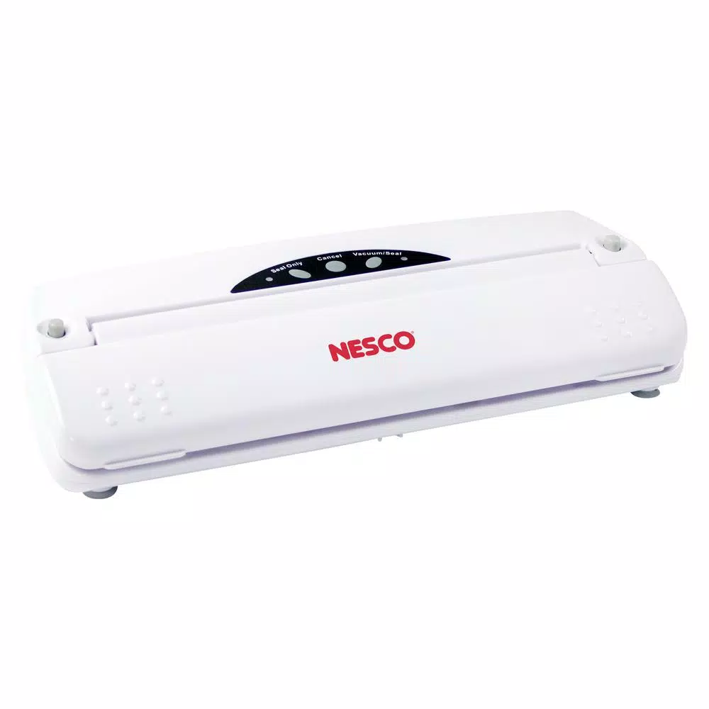 Nesco VS-01 Vacuum Sealer, White Automatic Food Sealer with 20 Bags
