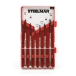 Steelman 41799 Precision Phillips and Slotted Screwdriver Set, 6-Piece Carbon Steel Tool Kit thumbnail 1