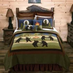 Donna Sharp Bear Dance Graphic Rectangular Decorative Throw Pillow, 11 x 22 in. thumbnail 3