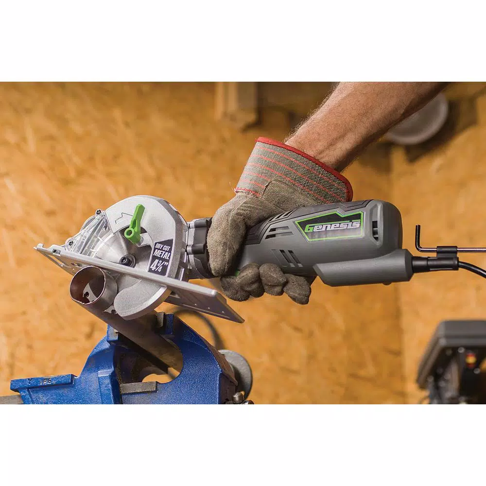 Genesis 4-3/4 in. 24-Teeth Carbide Tipped Metal-Cutting Circular Saw Blade