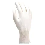 Everbilt Full Polyurethane Dipped Painter's Gloves, White, Large thumbnail 1