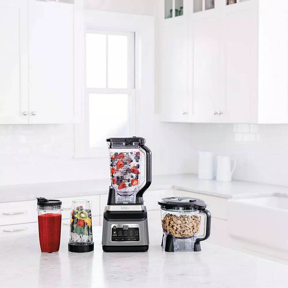 Ninja Professional Plus Kitchen System with Auto-iQ, 1400 Peak Watts, 72 oz. Pitcher & 64 oz. Processor Bowl