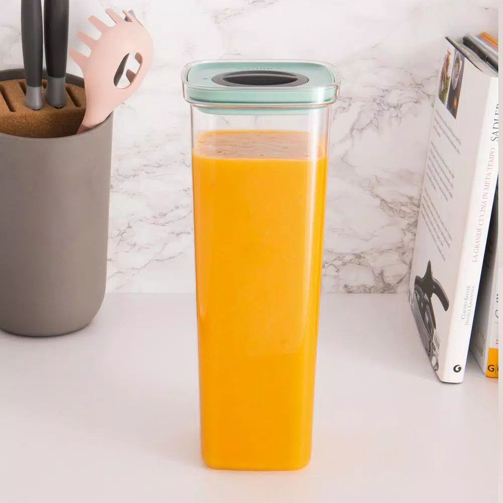 BergHOFF Leo Smart Tall Seal Food Container XL - 76.8 oz Airtight Plastic Storage Container, Green