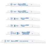 Avanti Pro 6-Piece Bi-Metal Reciprocating Saw Blade Set for Wood and Metal thumbnail 1