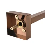AKDY Freestanding Floor Mount Roman Tub Faucet with Hand Shower, Antique Bronze thumbnail 5