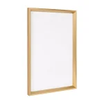DesignOvation Kate and Laurel Calder Modern Framed Magnetic Dry Erase Board, Gold thumbnail 1