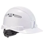Ergodyne Skullerz 8972 Class C Vented Cap Style Hard Hat with Ratchet Suspension - White thumbnail 1