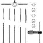 DEWALT DW1451 17-Piece Fractional Tap and Die Set with Drill Bits thumbnail 3