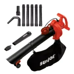Sun Joe Blower Joe SBJ606E 4-in-1 Electric Handheld Blower, Vacuum, Mulcher, and Gutter Cleaner, 250 MPH, 14 Amp thumbnail 5