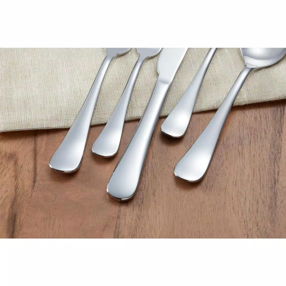 Home Decorators Collection Maywood 45-Piece Stainless Steel Flatware Set, Service for 8