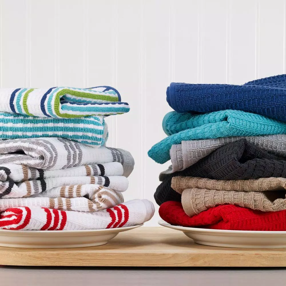 RITZ T-Fal Sand Cotton Kitchen Textile Set, 9-Piece Coordinating Collection