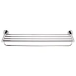 ALFI BRAND 25.75 in. Modern Wall Mount Towel Rack with Shelf, Polished Chrome thumbnail 4