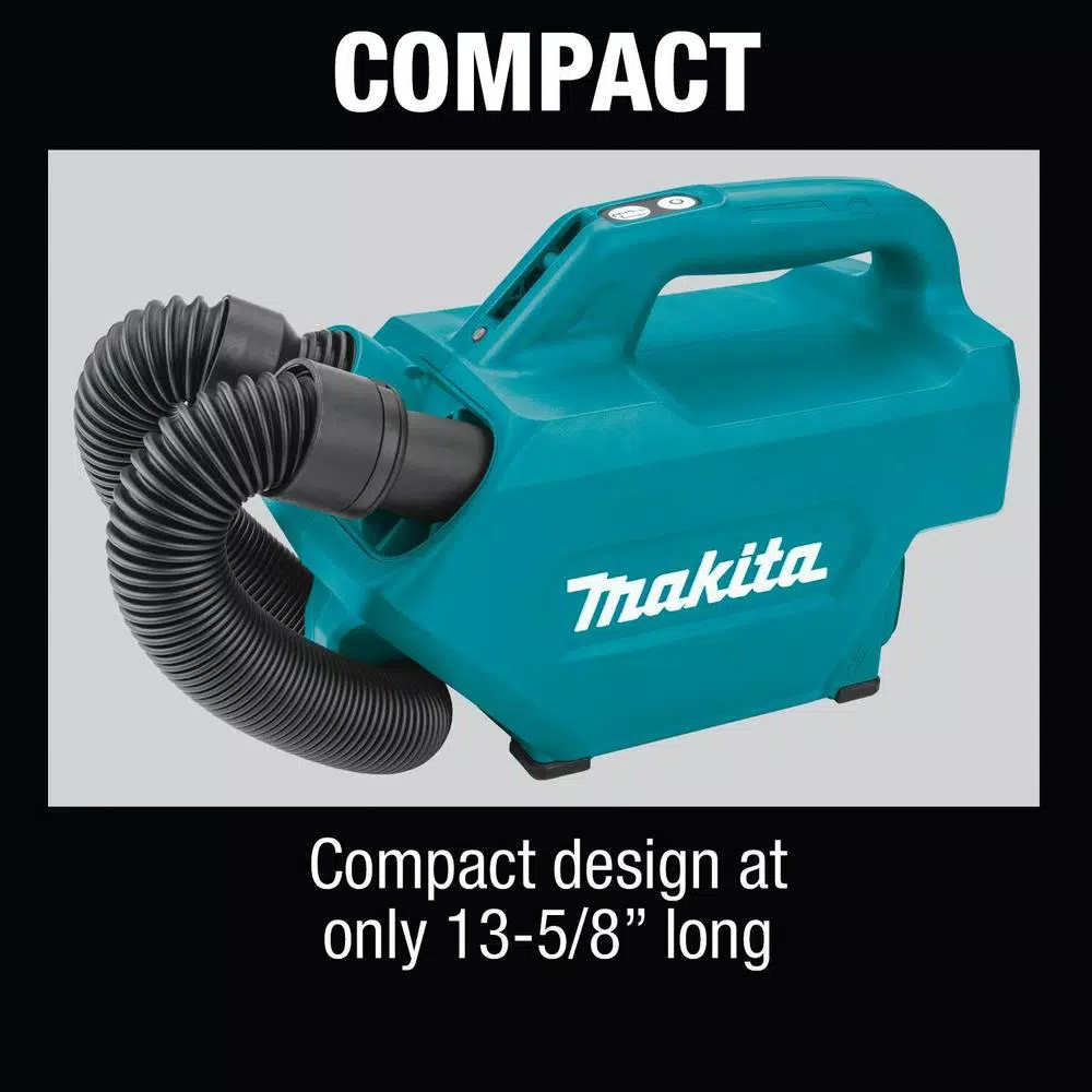 Makita 12V MAX CXT Cordless Lithium-Ion Vacuum (Tool-Only) - LC09Z
