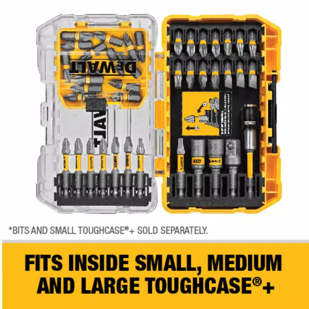 DEWALT MAX IMPACT #2 Phillips Screwdriver Bits, 2.5 in., 15-Piece Set with Bulk Storage
