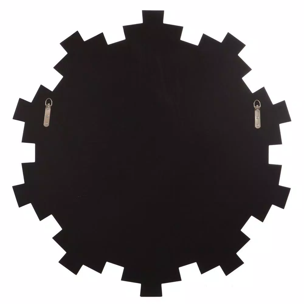 Pinnacle 36 in. Sunburst Silver Beveled Glass Contemporary Accent Mirror