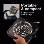 Proctor Silex 1200W Single Burner Stainless Steel Hot Plate, 5.5 in. Black thumbnail 6