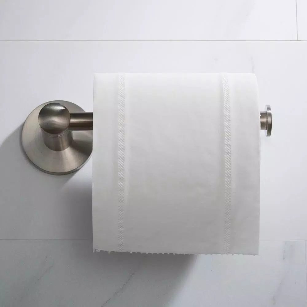 KRAUS Elie Brushed Nickel Toilet Paper Holder - Solid Brass