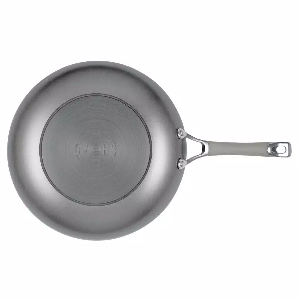 Circulon Elementum 12-Inch Hard-Anodized Nonstick Stir Fry Wok, Oyster Gray