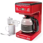 Nostalgia 12-Cup Red Programmable Drip Coffee Maker with Keep Warm Function and LED Display thumbnail 2