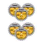 DEWALT FLEXVOLT 7-1/4 in. 24-Teeth Carbide-Tipped Circular Saw Blade, 6-Pack thumbnail 1