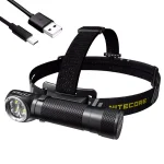 NITECORE HC35 L-Shaped Rechargeable LED Headlamp, 2700 Lumens, Wide Angle Beam thumbnail 1